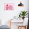 Stupell Industries Pastel Pink Book Lovers Black Framed Giclee Art, design by Nina Jacobs